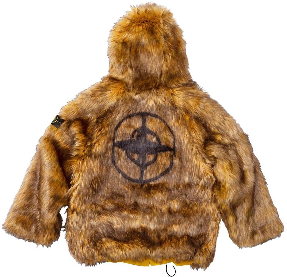 Supreme®/Stone Island® Formula Steel Reversible Faux Fur Parka view 20